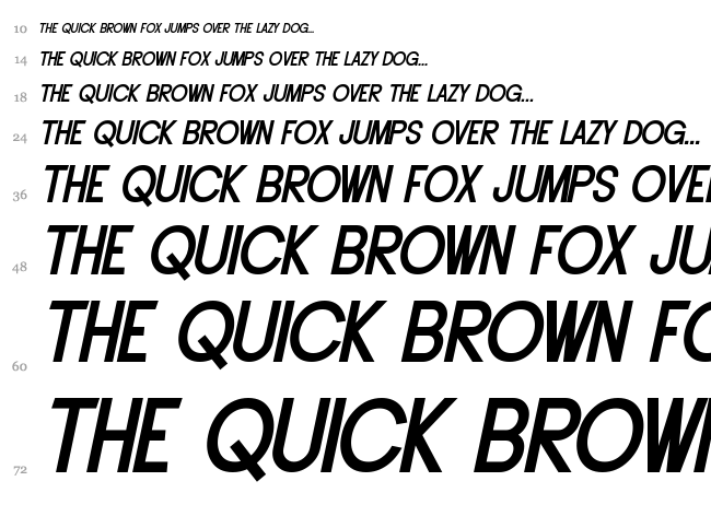 Buttacup font waterfall